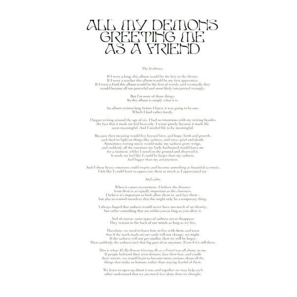 Faber Music & Fontana Aurora All My Demons Greeting