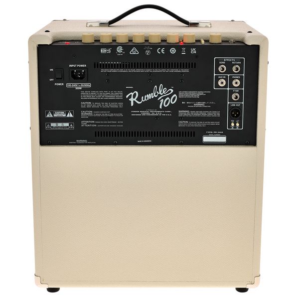Fender Rumble 100 V3 Ivory