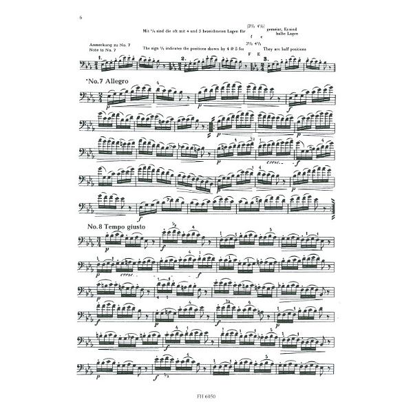 Friedrich Hofmeister Verlag Kopprasch 60 Etüden Posaune 1