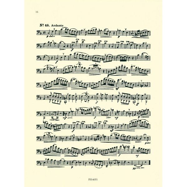 Friedrich Hofmeister Verlag Kopprasch 60 Etüden Posaune 2