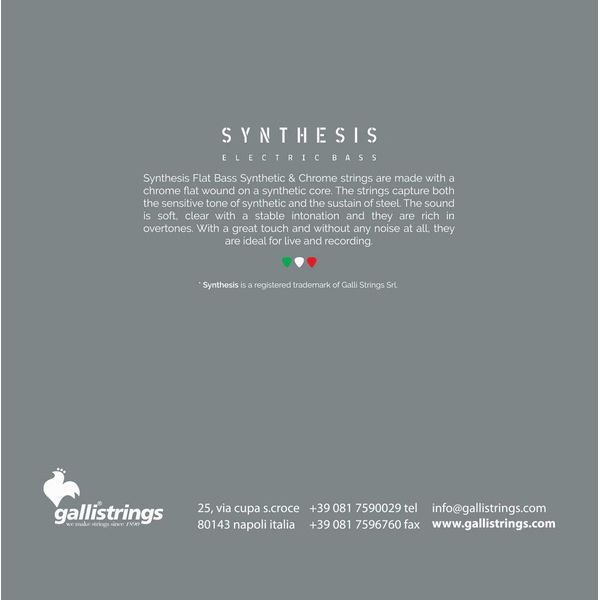 Galli Strings BSN700 Chrome Flat Bass Str.