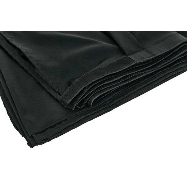Stairville Curtain 200g/m² 3.3x1.2m Bk