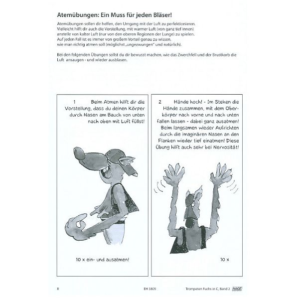 Hage Musikverlag Trompeten Fuchs C 2