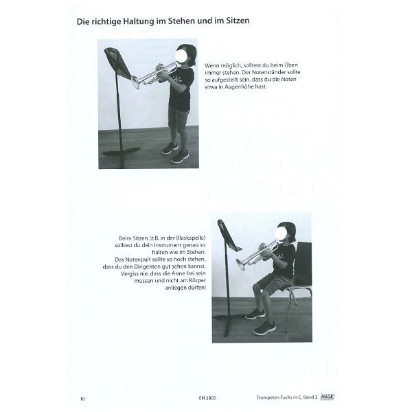 Hage Musikverlag Trompeten Fuchs C 2