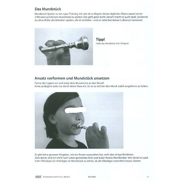 Hage Musikverlag Trompeten Fuchs C 2