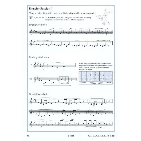 Hage Musikverlag Trompeten Fuchs C 2