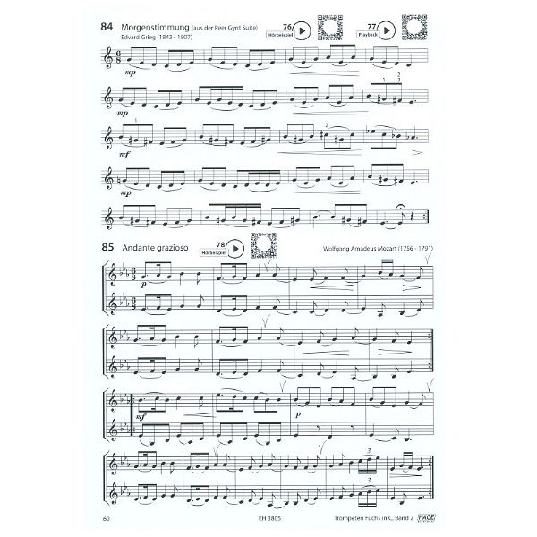 Hage Musikverlag Trompeten Fuchs C 2