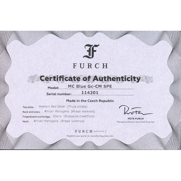 Furch MC Blue Gc-CM a SPE w/GB