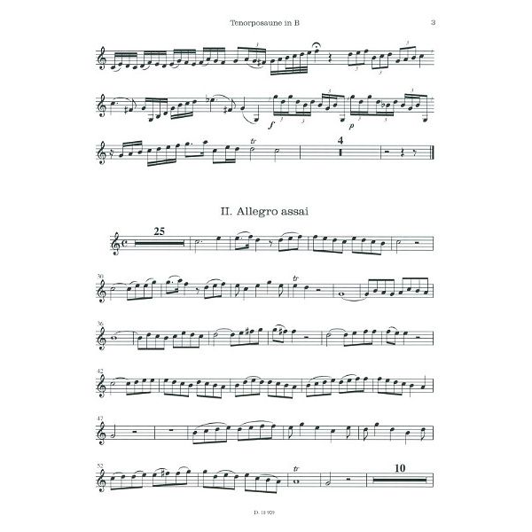 Doblinger Musikverlag Wagenseil Concerto Trombone