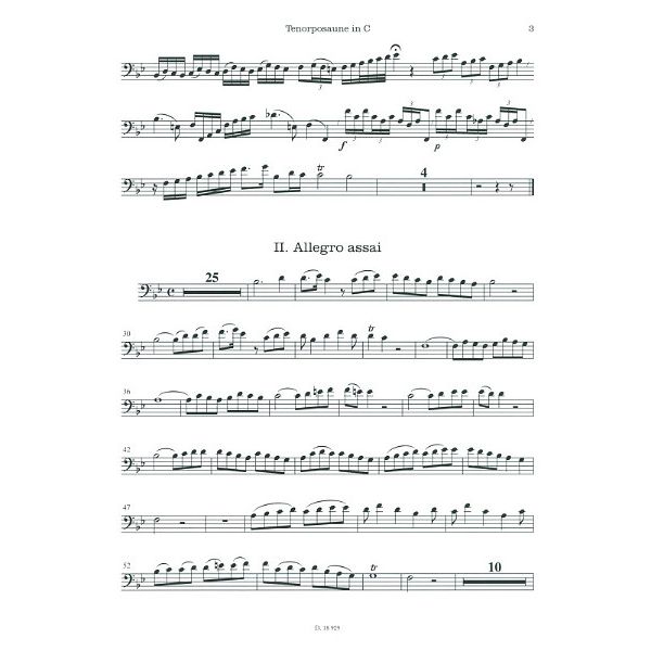 Doblinger Musikverlag Wagenseil Concerto Trombone