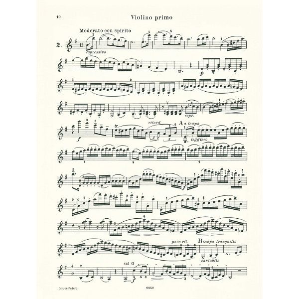 Edition Peters Bériot 3 Duos concertants