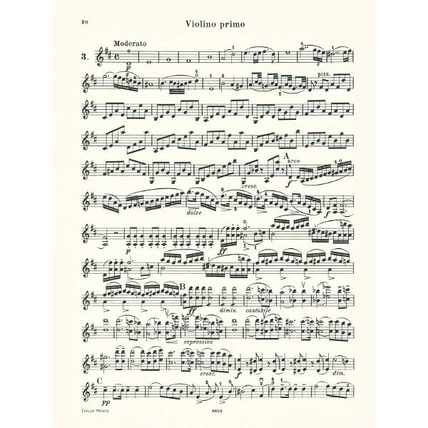 Edition Peters Bériot 3 Duos concertants