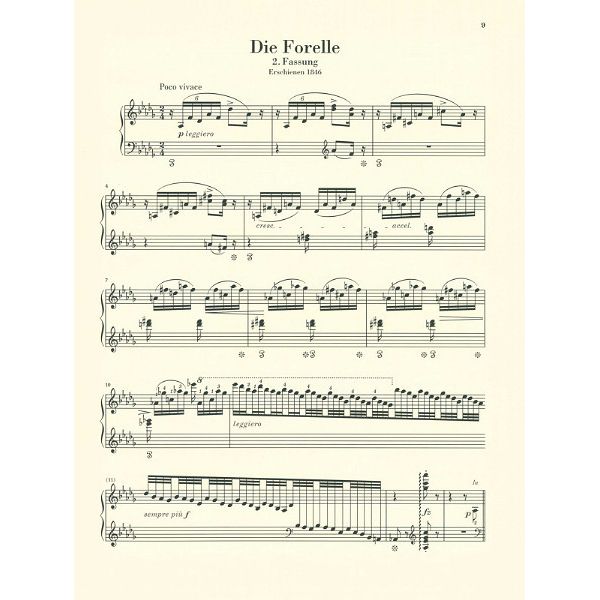 Henle Verlag Schubert/Liszt Die Forelle