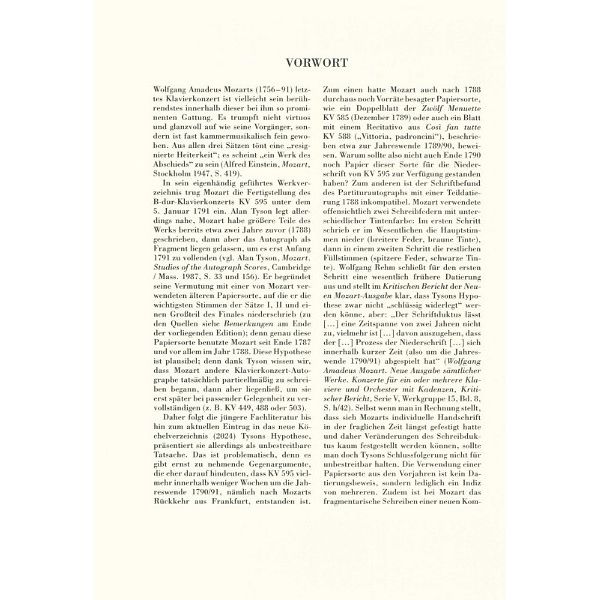 Henle Verlag Mozart Klavierkonzert Nr. 27