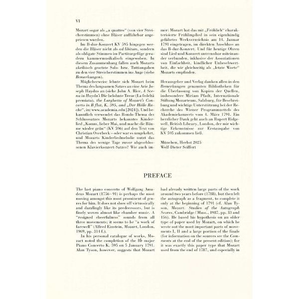 Henle Verlag Mozart Klavierkonzert Nr. 27