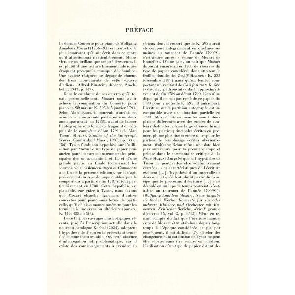 Henle Verlag Mozart Klavierkonzert Nr. 27