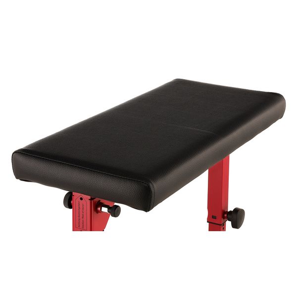 K&M 14087 Keyboard Bench Ruby Red