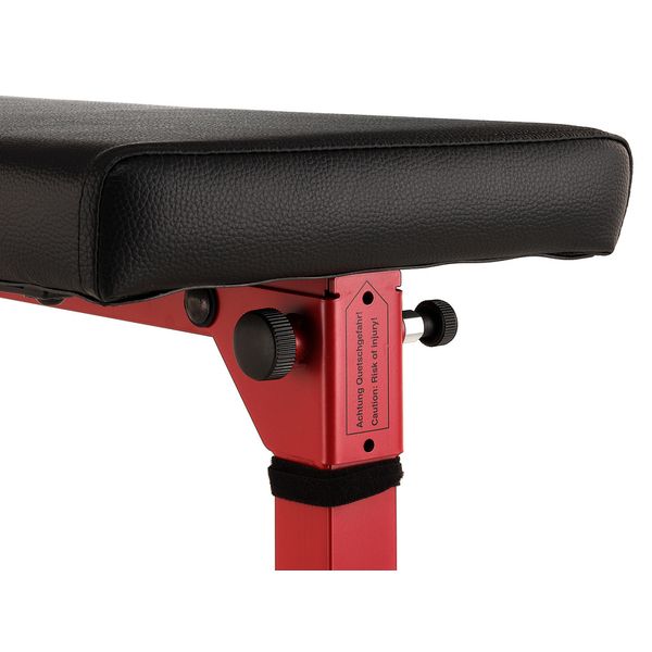 K&M 14087 Keyboard Bench Ruby Red