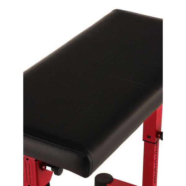 K&M 14087 Keyboard Bench Ruby Red
