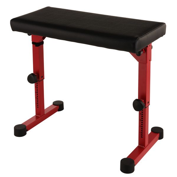 K&M 14087 Keyboard Bench Ruby Red