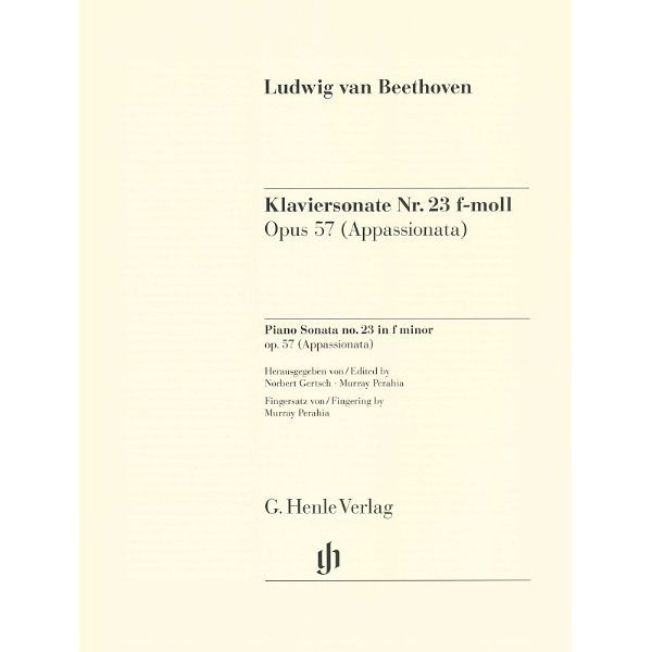 Henle Verlag Beethoven Klaviersonate Nr.23