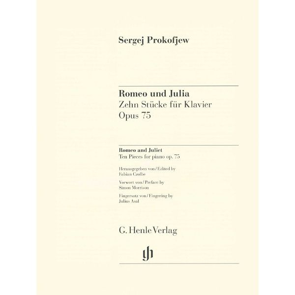 Henle Verlag Prokofjew Romeo und Julia
