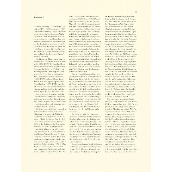 Henle Verlag Prokofjew Romeo und Julia