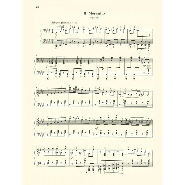 Henle Verlag Prokofjew Romeo und Julia