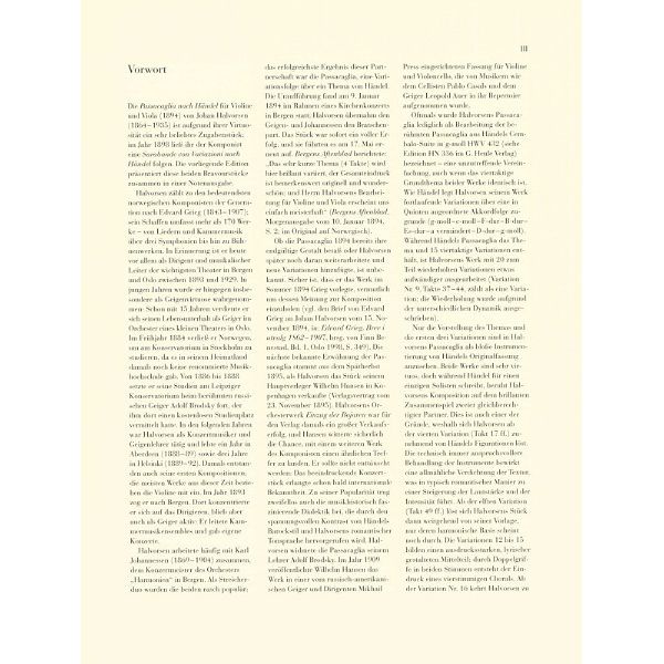 Henle Verlag Halvorsen Passacaglia