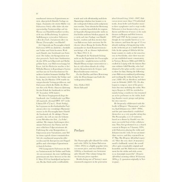 Henle Verlag Halvorsen Passacaglia