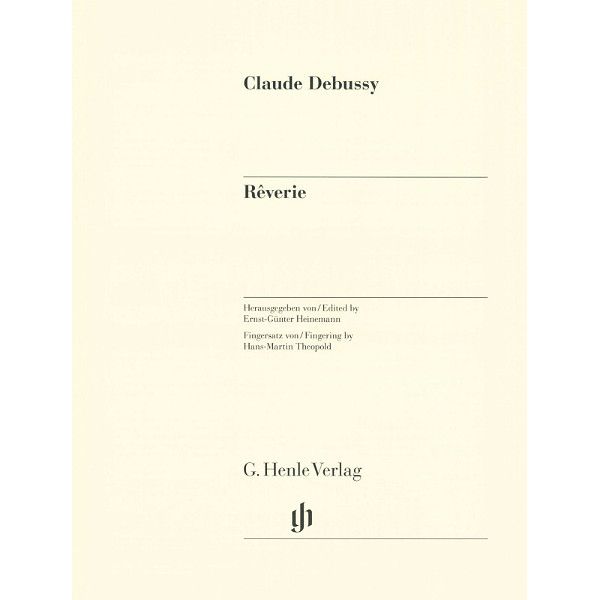 Henle Verlag Debussy Rêverie