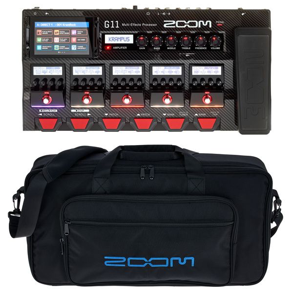 Zoom G 11 Guitar Effect/Bag Bundle