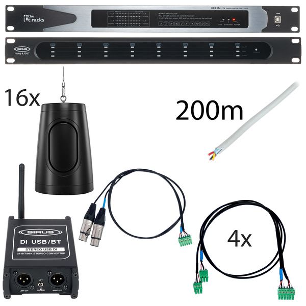 Sirus 8 Zone Drop Bundle L black