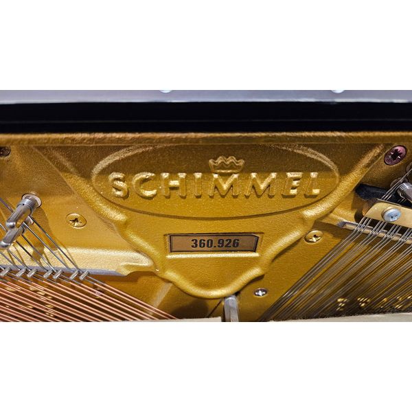 Schimmel Piano used black