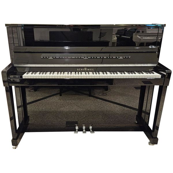Schimmel Piano used black