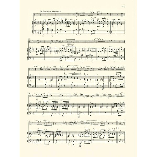 Henle Verlag Mendelssohn Violasonate