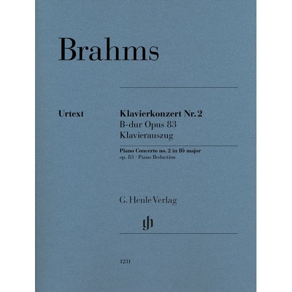 Henle Verlag Brahms Klavierkonzert Nr. 2