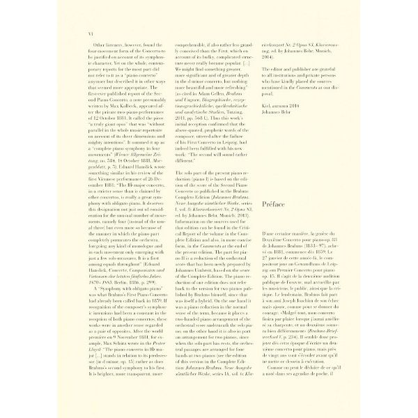 Henle Verlag Brahms Klavierkonzert Nr. 2