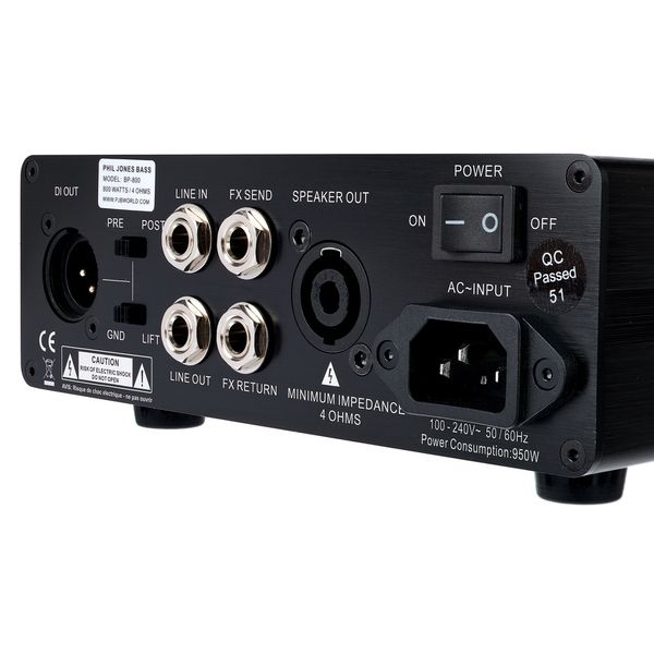 Phil Jones Bass Amp Head BP-800 Bundle