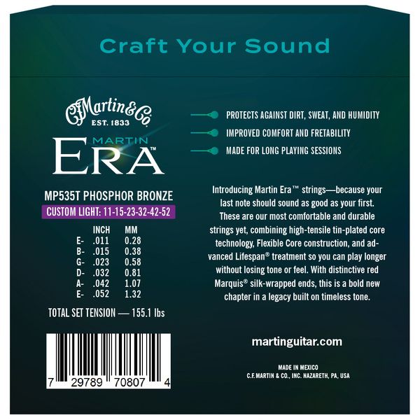 Martin Guitar ERA Custom Light MP353T