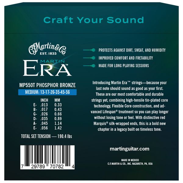 Martin Guitar ERA Medium MP550T