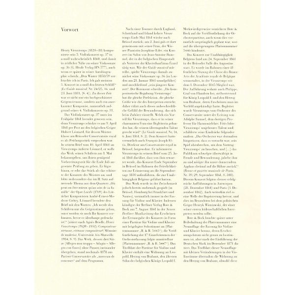 Henle Verlag Vieuxtemps Violinkonzert Nr. 5