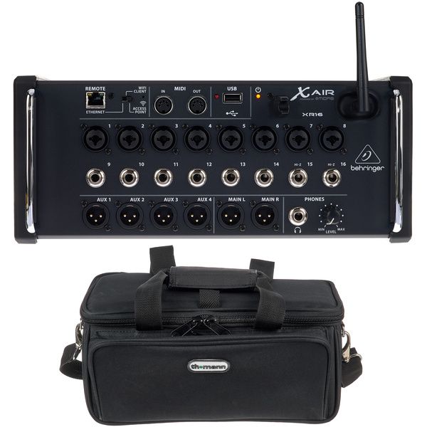 Behringer X Air XR16 Bag Bundle