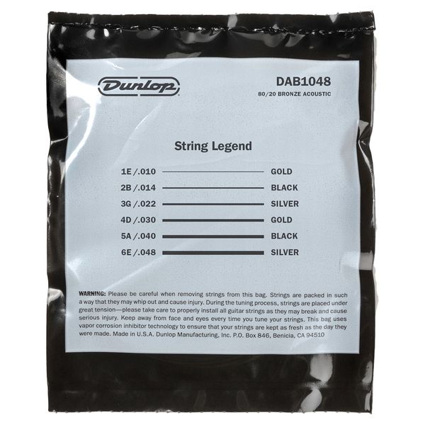 Dunlop Bronze Acoustic Set 10-48
