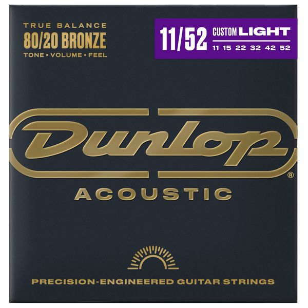 Dunlop Bronze Acoustic Set 11-52