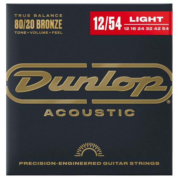 Dunlop Bronze Acoustic Set 12-54