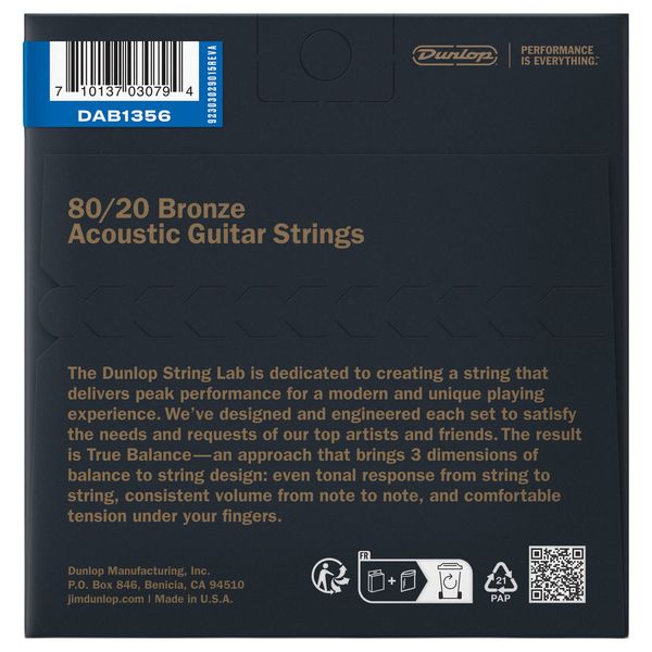 Dunlop Bronze Acoustic Set 13-56
