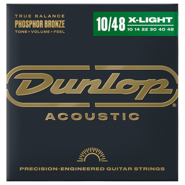 Dunlop Ph/Bronze Acoustic Set 10-48