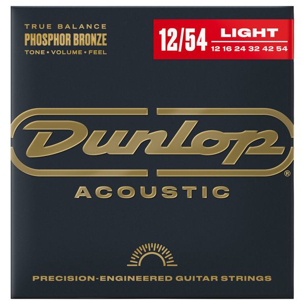 Dunlop Ph/Bronze Acoustic Set 12-54