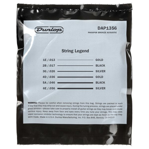 Dunlop Ph/Bronze Acoustic Set 13-56